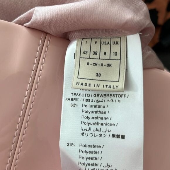 Emilio Pucci Patent Leather Mini Skirt Pink - Picture 10 of 15